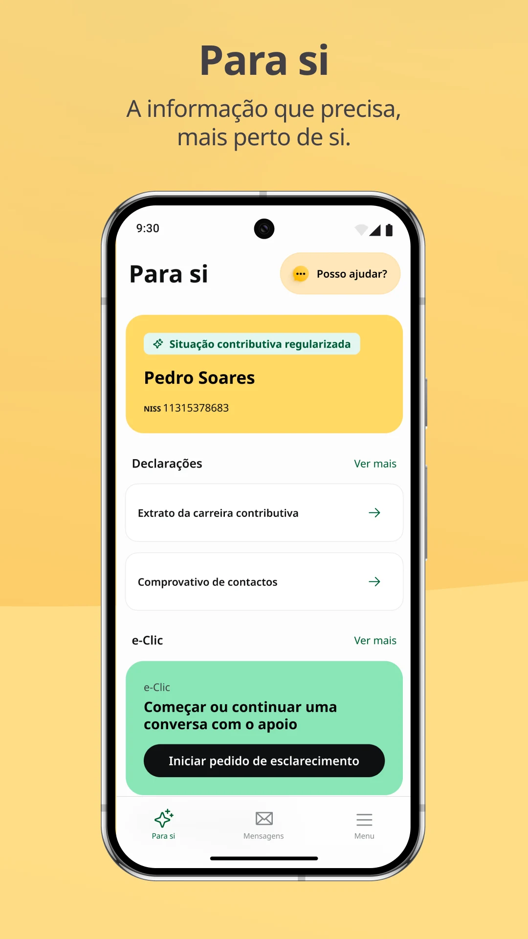 Segurança Social screenshot